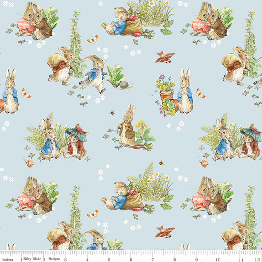 Peter Rabbit™ and Benjamin Bunny™ ~ Main ~ C17250-BLUE