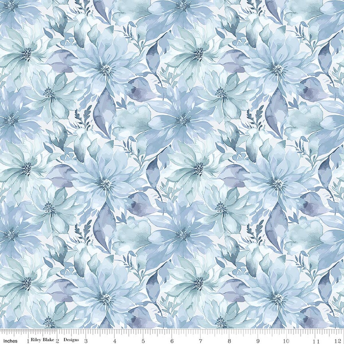 Daybreak on the Prairie ~ Floral~ CD17681 ~ Blue
