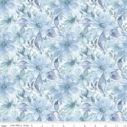 Daybreak on the Prairie ~ Floral~ CD17681 ~ Blue