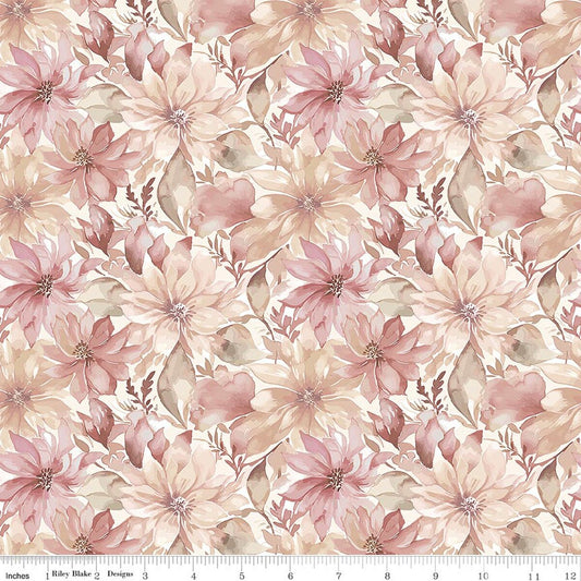 Daybreak on the Prairie ~ Floral ~ CD17681 ~ Cream