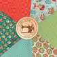 Owl Be Home for Christmas ~ Fat Quarter Bundle 6 pcs