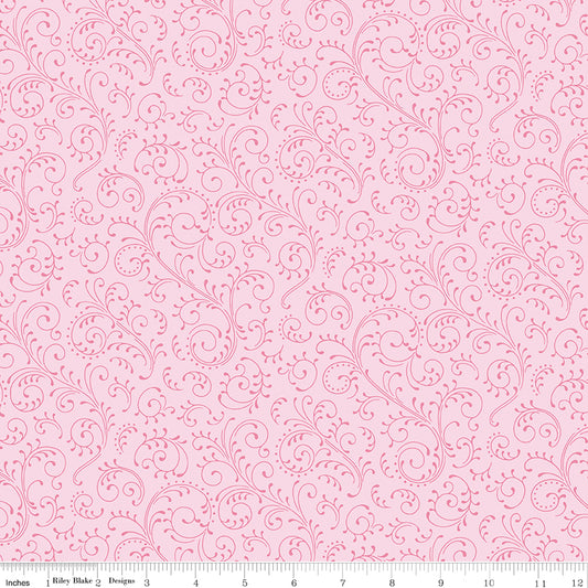 Hydrangeas in the Garden ~ Scroll ~ CPL16836-PINK