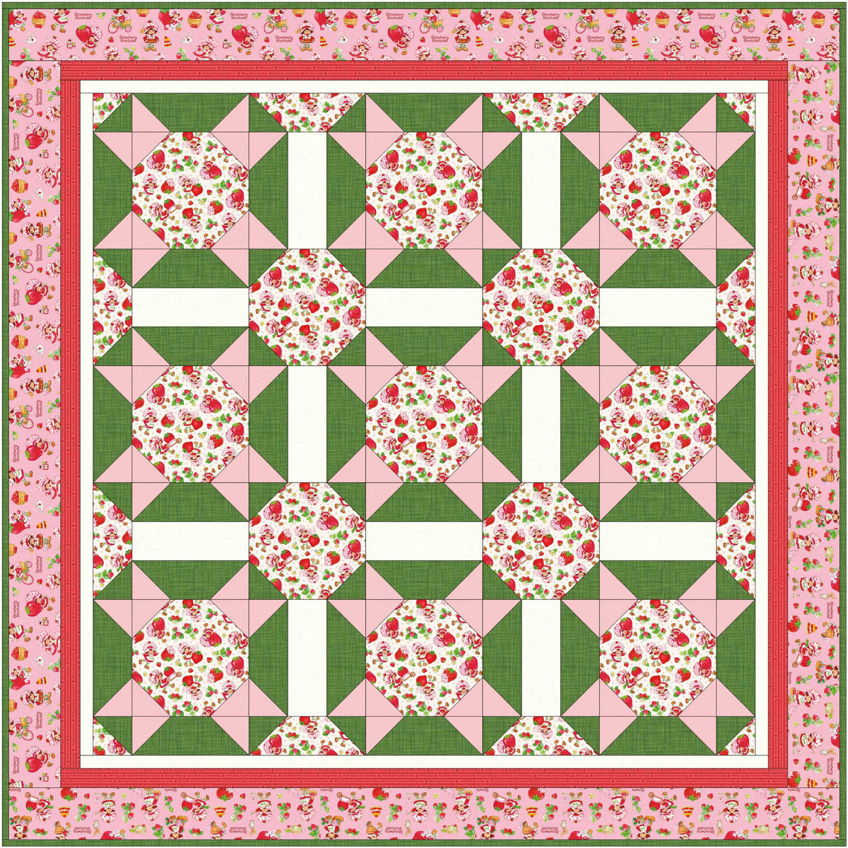 Gentle Thread Needle Art Designs | Caroline Quilt & Strawberry Shortcake