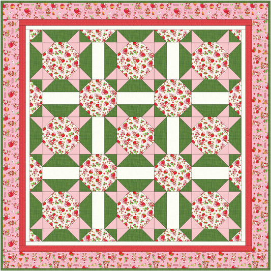 Gentle Thread Needle Art Designs | Caroline Quilt & Strawberry Shortcake