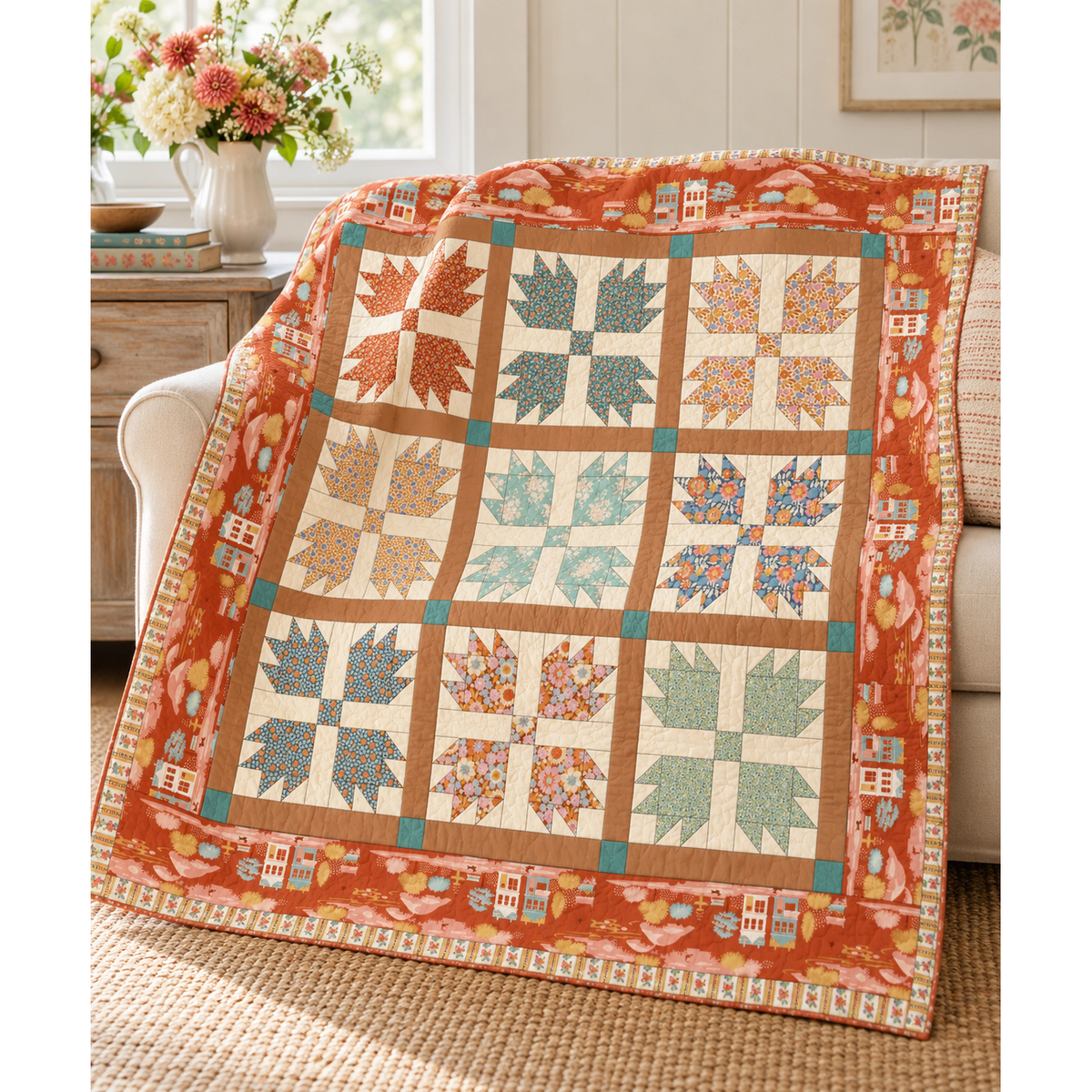 Gentle Thread Needle Art Designs | Lil Cub Quilt Kit - The Tilda Version