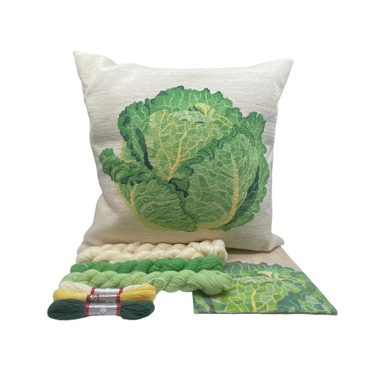 The Flanders Tapestry Collection ~ Savoy Cabbage (Cream) Needlepoint Tapestry Kit
