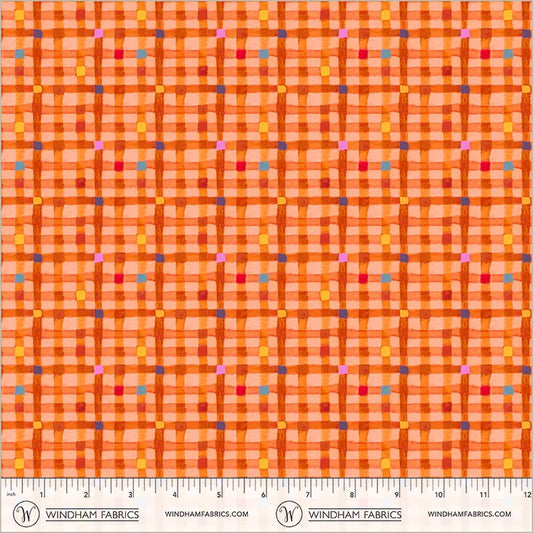 Cats Around Town ~ Pawsome Plaid ~ ﻿﻿55003-9 Poppy
