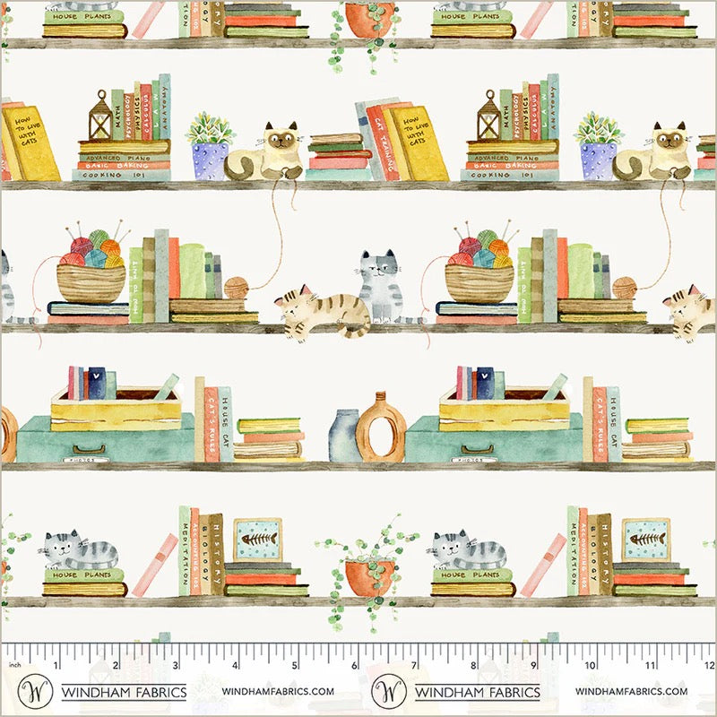 Cats Around Town ~ Cats on Display ~ ﻿﻿54999-3 Ivory