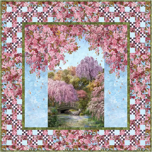 Tourmaline & Thyme ~ Pointellism Quilt Pattern and/or Kit