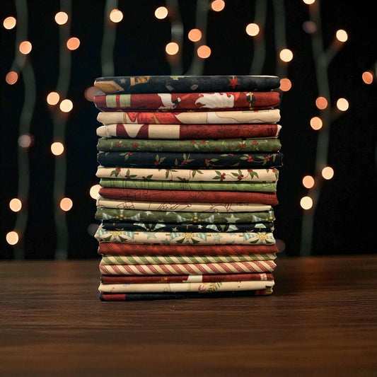 Naughty or Nice ~ Fat Quarter Bundle 19 Pcs