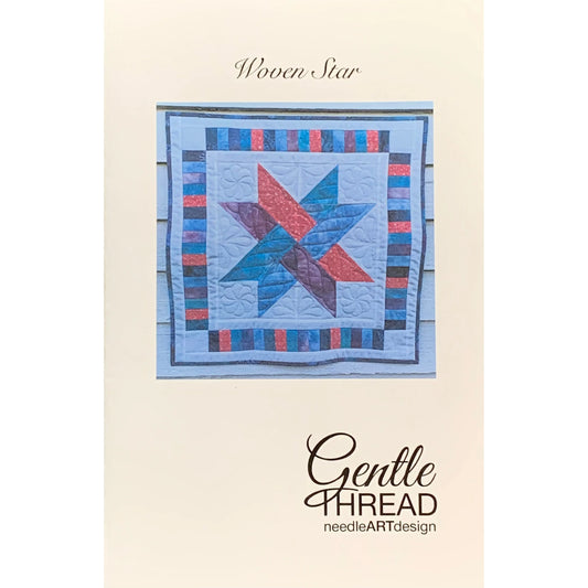 Gentle Thread Needle Art Designs ~ Woven Star Quilt Pattern