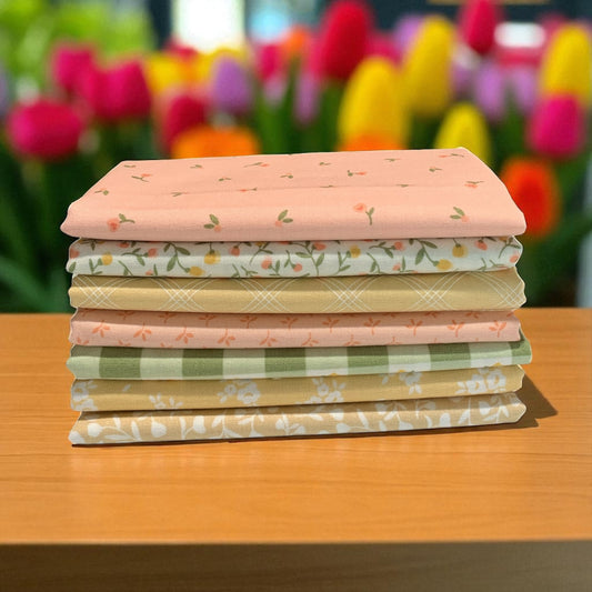 Flower Girl ~ Hand-Chosen Fat Quarter Bundle 7 pcs