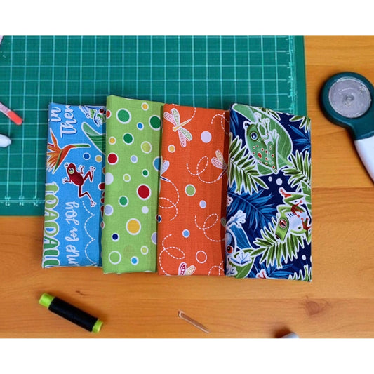 Rainforest Glow ~ Fat Quarter Bundle 4 pcs