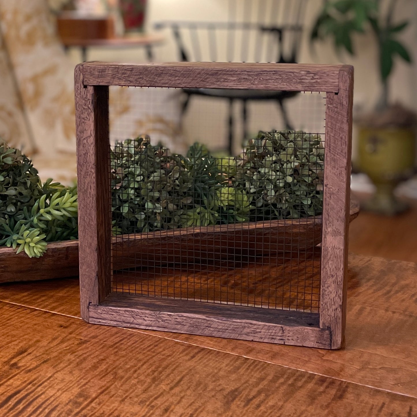 Sifter Frame from Reclaimed Barn Wood ~ Small