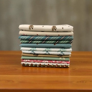 Quilt Works Fat Quarter Club ~ Reproduction ~ July 12pcs