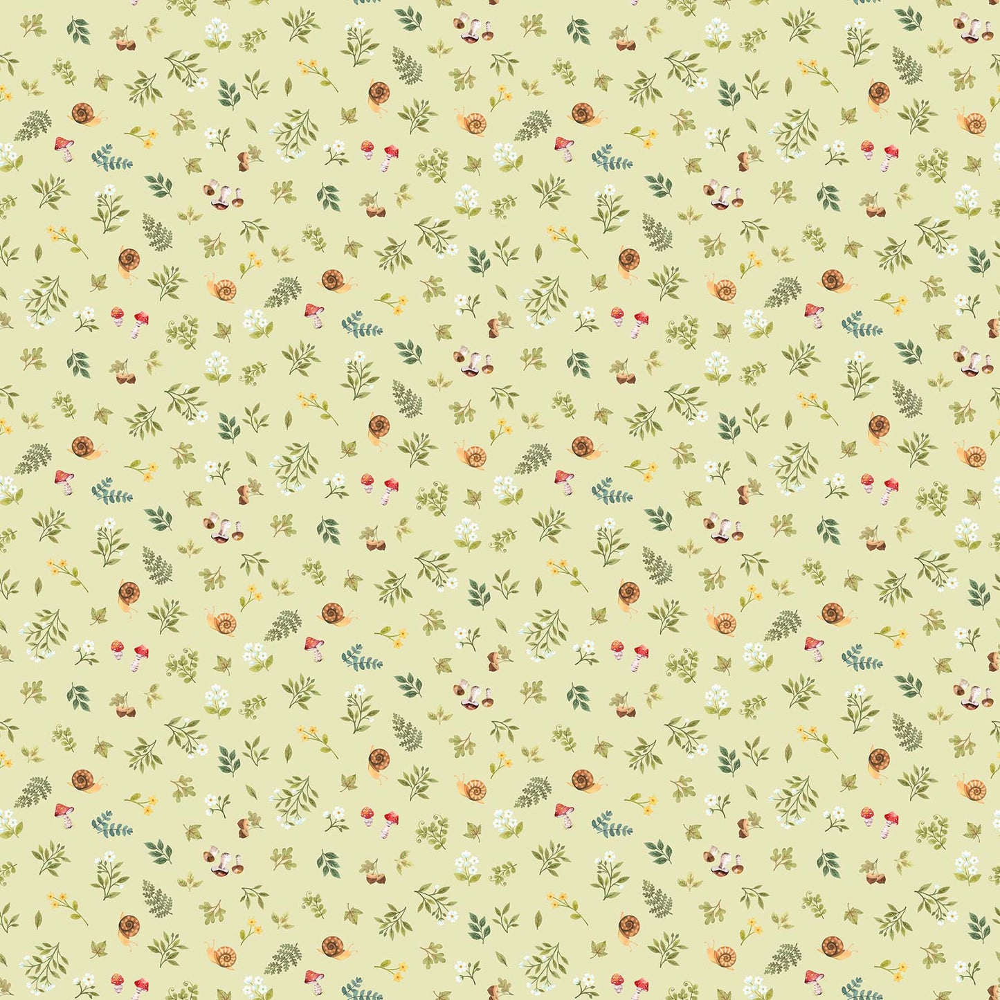 Woodland Babes ~ Tiny Toss ~ DP27171-72 Green Multi