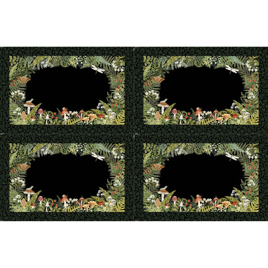 Wild Harvest ~ Placemats ~ DP27519 99 Black