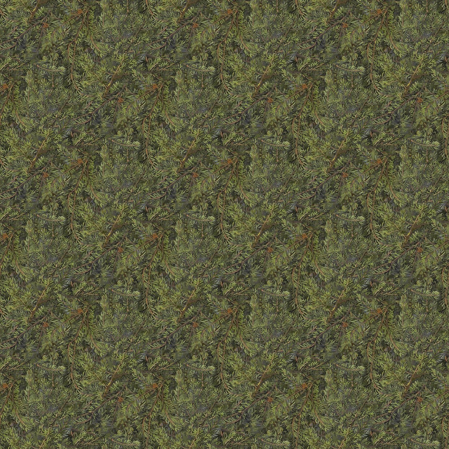 Naturescapes Wilderness ~ Evergreens ~ DP27794-74 Green