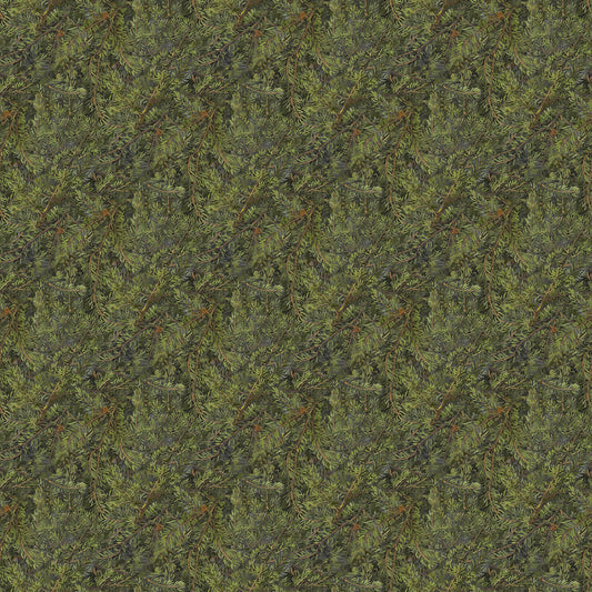 Naturescapes Wilderness ~ Evergreens ~ DP27794-74 Green