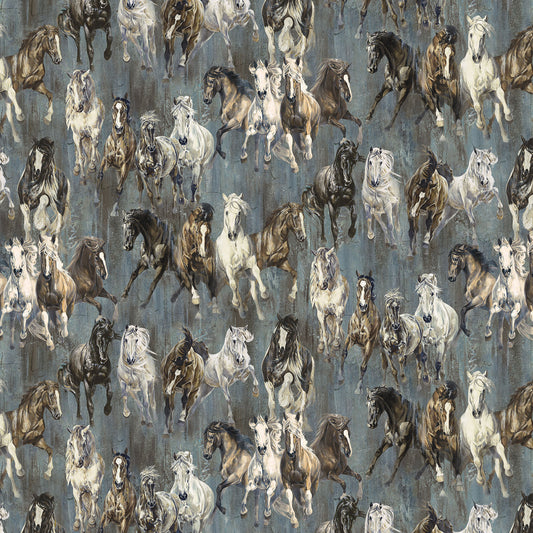 Pedigree ~ Horses ~ DP28025-98 Charcoal Multi