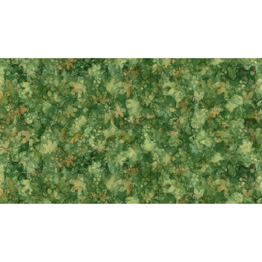 Autumn Breeze ~ Leaf Texture ~ DP28058-76 Dark Green