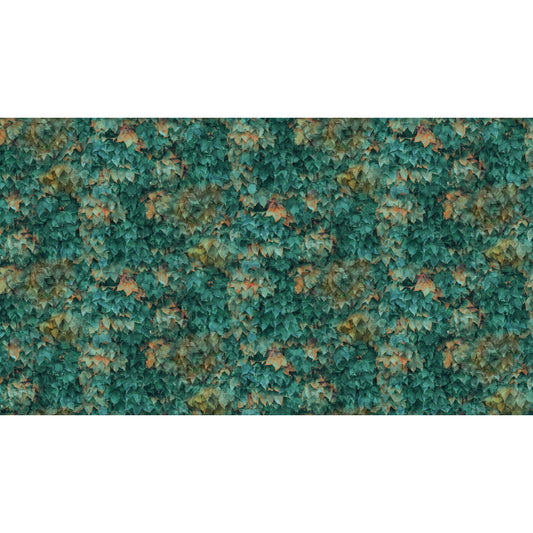 Autumn Breeze ~ Layered Leaves ~ DP28059-66 Teal