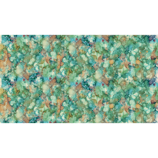 Autumn Breeze ~ Lg Texture ~ DP28061-63 Medium Teal