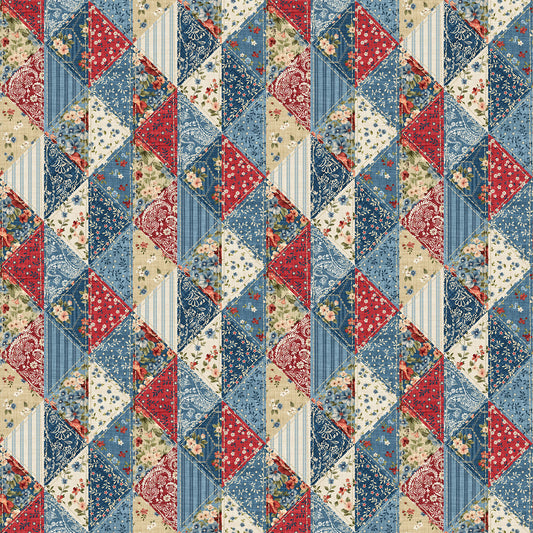 Farmhouse Sampler ~ Patchwork ~ DP28602-11 Cream Multi