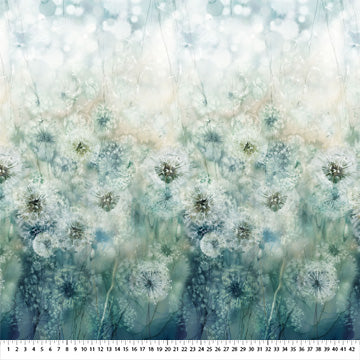 Whisper ~ Full Width Border ~ DP28701-68 ~ Teal Multi