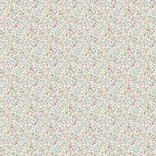 Woodland Heart ~ Mini Floral ~ DP28725-11 Cream Multi