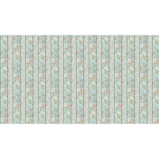 Woodland Heart ~ Small Stripe ~ DP28726-42 Blue Multi