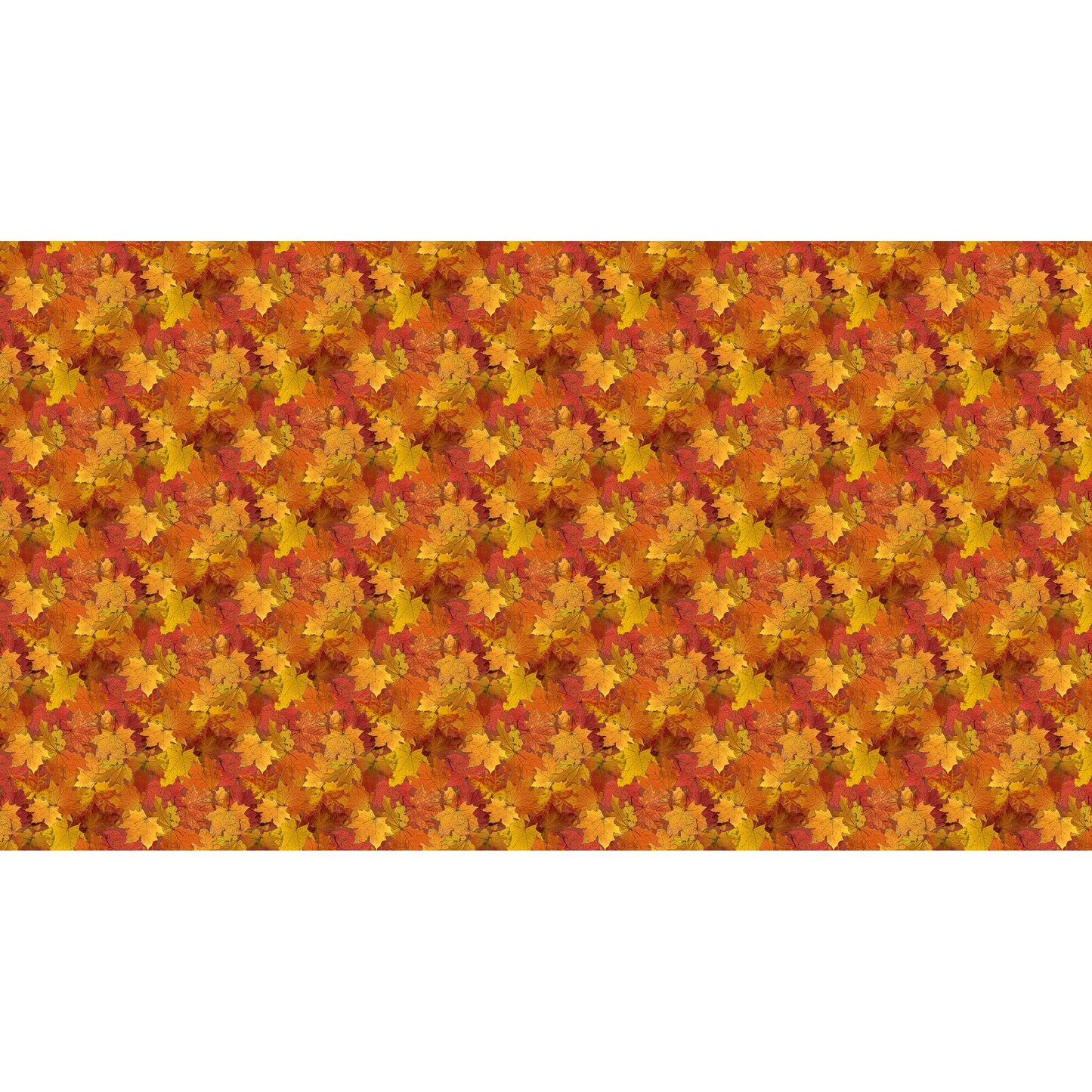 Night Owl ~ Leaves ~ DP28851-56 Orange Multi