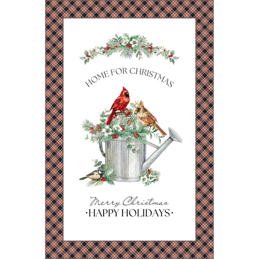 Home For Christmas ~ Panel ~ DP28920-10 White Multi