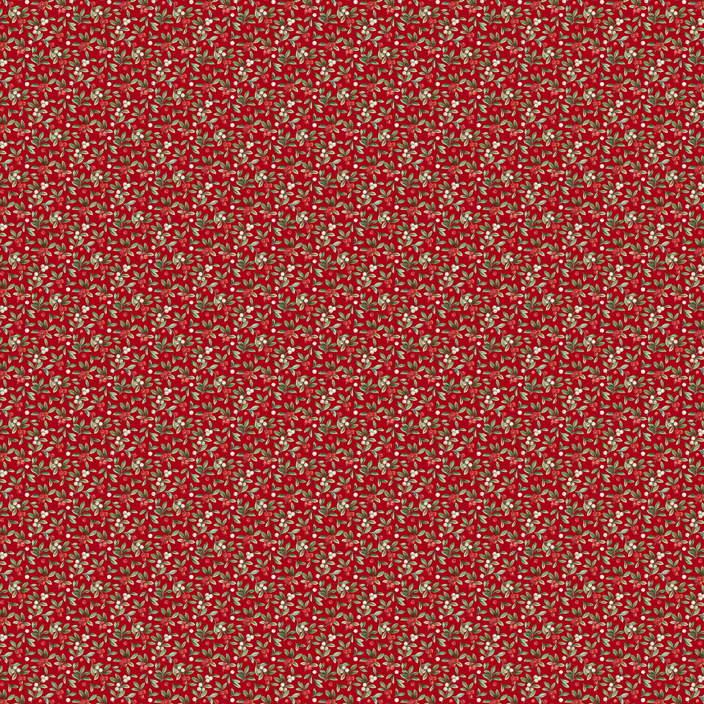 Home For Christmas ~ Mistletoe ~ DP28931-24 Red Multi