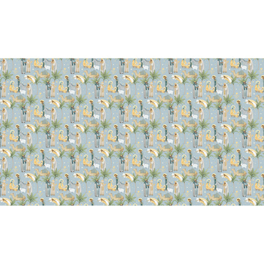 The Nativity ~ Scenic ~ DP28992-42 Blue Multi