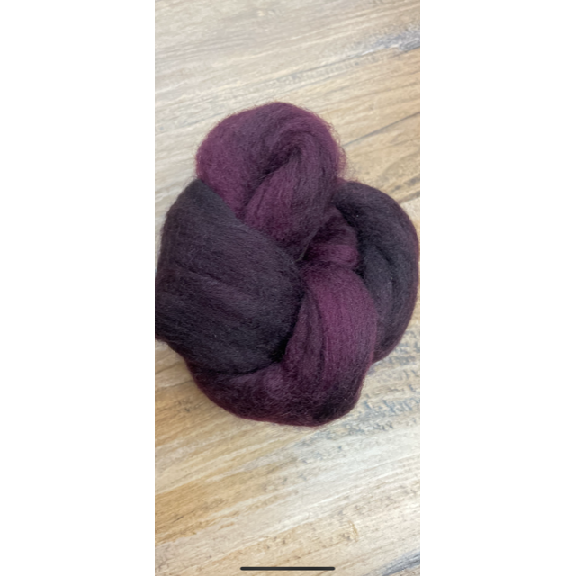 Spinners Hill "Deep Purple Eggplant" Roving Hobby House Needleworks