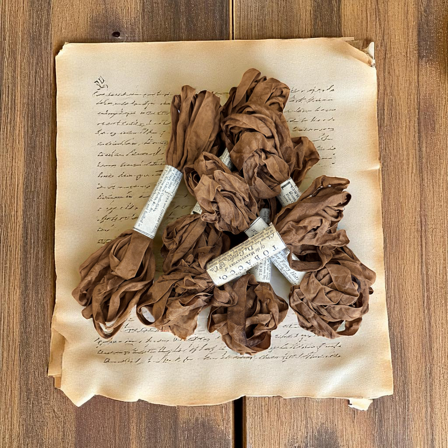 Monahan Papers | Aged Ribbon - Desert Sand 1/2"