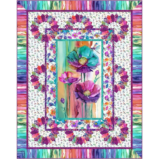 Quilt Fox Designs ~ Full Bloom Quilt Pattern