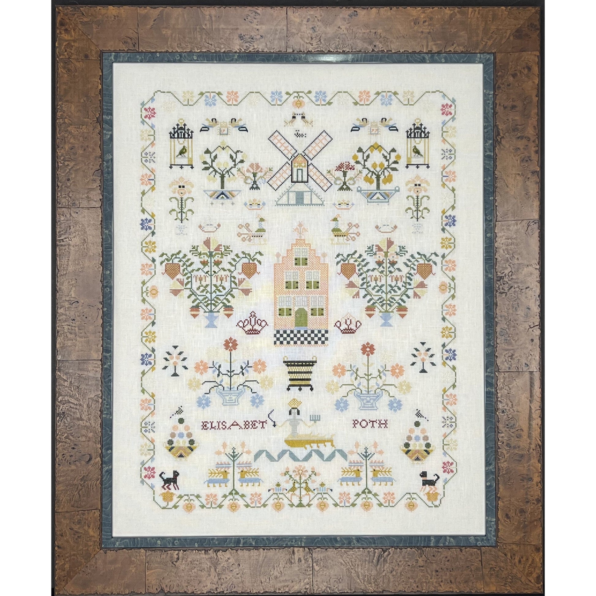 mark poth Queenstown Sampler Designs | Elisabet Poth 1777