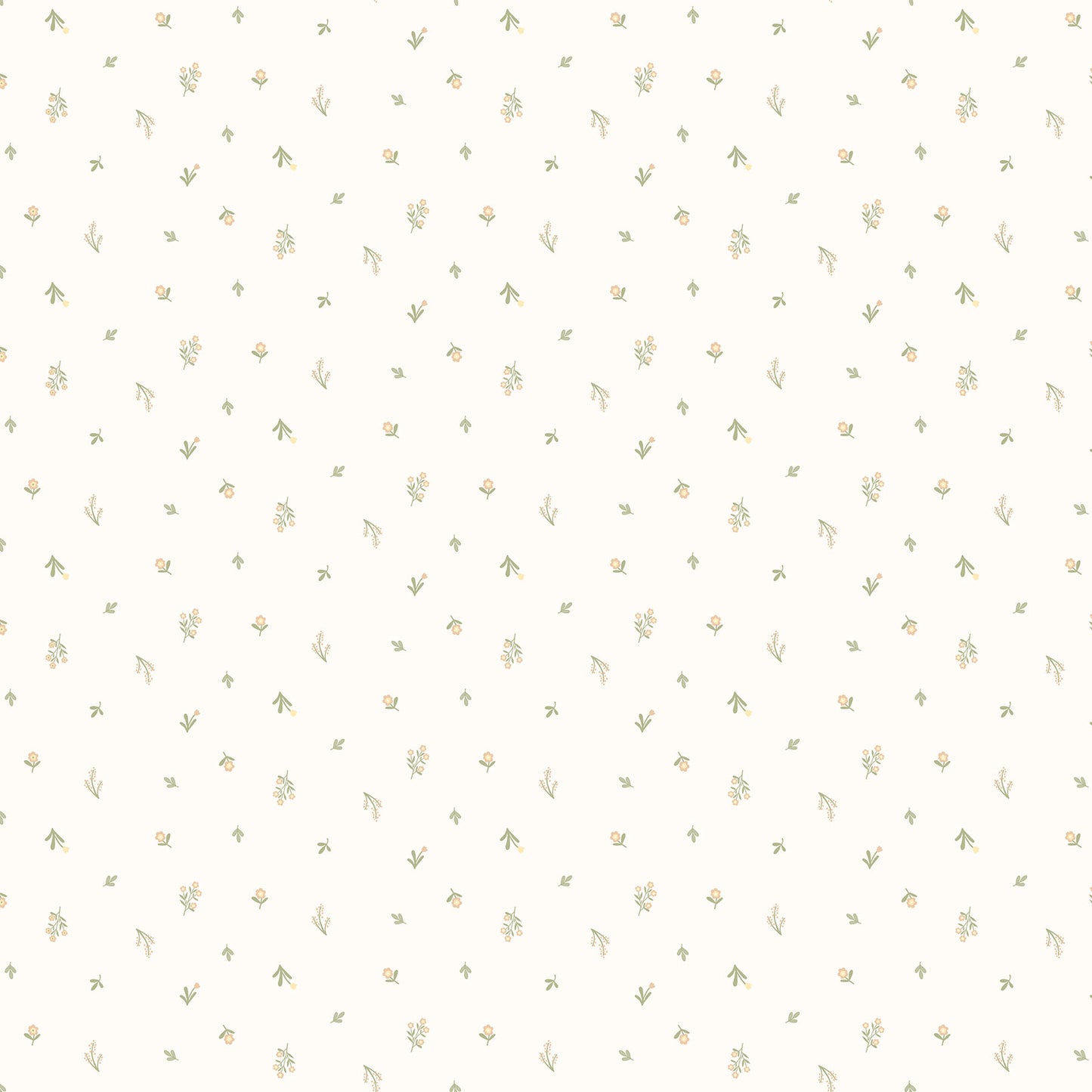 Silly Goose ~ Open Flowers ~ F27779-11 Cream Multi