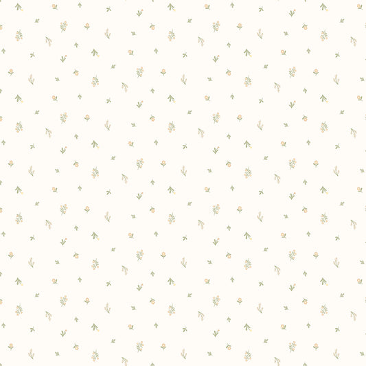 Silly Goose ~ Open Flowers ~ F27779-11 Cream Multi