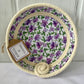 Hand-Crafted ~ Lilac ~ Fabric Covered Rope Bowl