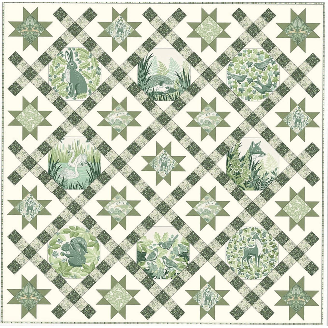 Foxwood ~ Quilt Kit ~ Makower UK