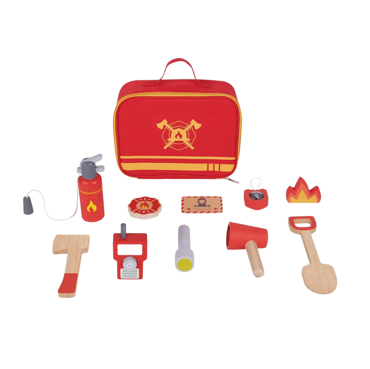 Wooden Little Firefighter Play Set