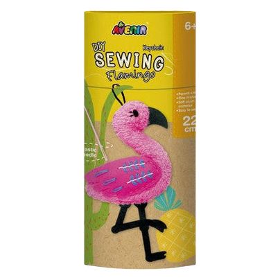 Sewing Keychain - Flamingo