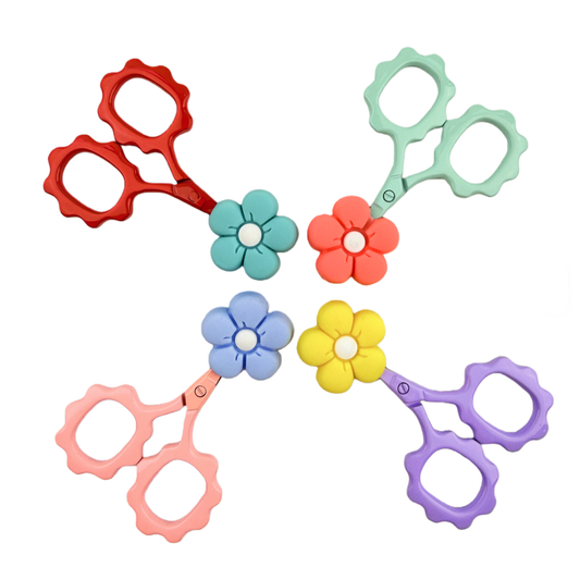 Hobby House Needleworks | Tiny Floral Scissors with Tip Protector