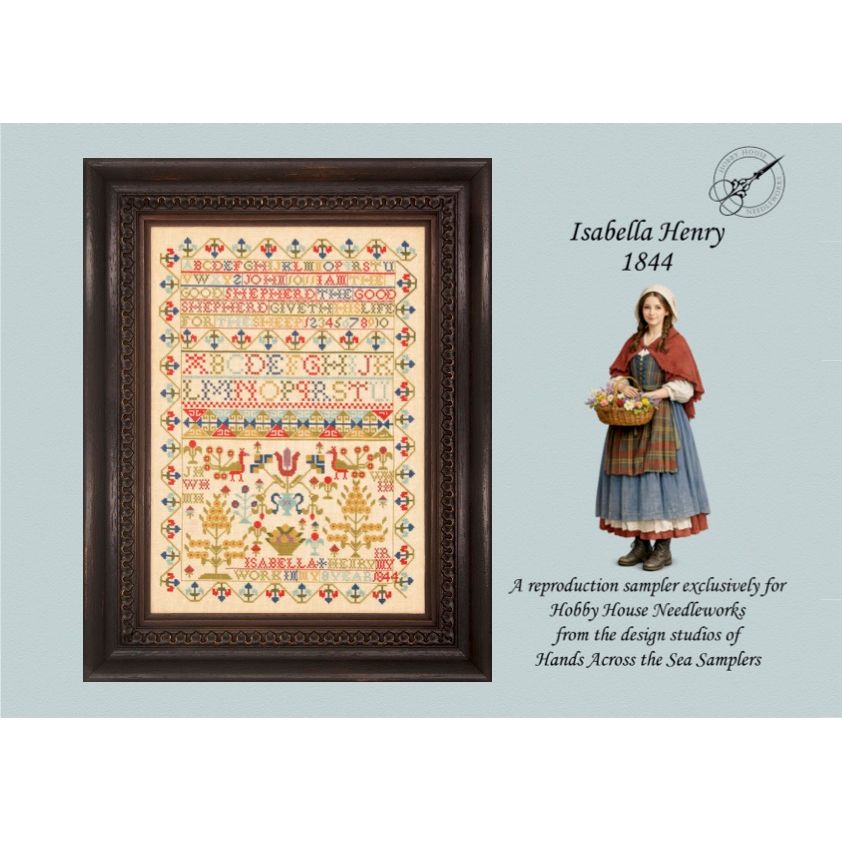 Isabella Henry 1844 Limited Edition Sampler ~ A Hands Across The