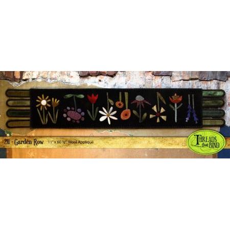 Threads That Bind ~ Garden Row #211 Wool Applique