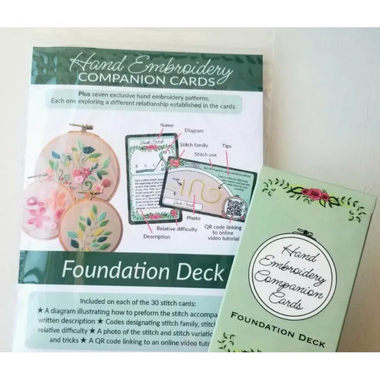 Jessica Long Embroidery | Foundation Deck Companion Cards