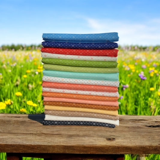 Eyelet ~ Fat Quarter Bundle ~ 17 pcs